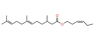 (Z)-3-Hexenyl (E)-3,7,11-trimethyl-6,10-dodecadienoate